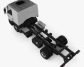 Mercedes-Benz Atego L-Cab Chassis Truck 2016 3d model top view
