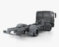 Mercedes-Benz Atego S-Cab Вантажівка шасі 2016 3D модель