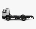 Mercedes-Benz Atego S-Cab Chassis Truck 2016 3d model side view