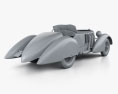 Mercedes-Benz 710 SSK Trossi 雙座敞篷車 1930 3D模型