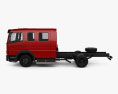 Mercedes-Benz Atego Crew Cab 底盘驾驶室卡车 2010 3D模型 侧视图