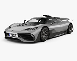 3D model of Mercedes-AMG Project ONE 2020