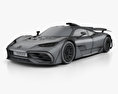 Mercedes-AMG Project ONE 2020 3D-Modell wire render