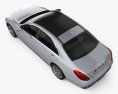 Mercedes-Benz S级 (V222) LWB AMG Line 2018 3D模型 顶视图