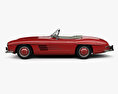 Mercedes-Benz 300 SL 1957 3Dモデル side view