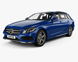 Mercedes-Benz C 클래스 (S205) estate AMG line 2020 3D 모델 