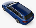 Mercedes-Benz C级 (S205) estate AMG line 2020 3D模型 顶视图