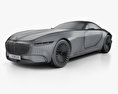 Mercedes-Benz Vision Maybach 6 cabriolet 2017 3D-Modell wire render