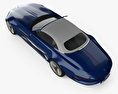 Mercedes-Benz Vision Maybach 6 敞篷车 2017 3D模型 顶视图