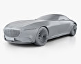 Mercedes-Benz Vision Maybach 6 cabriolet 2017 3D-Modell clay render