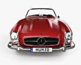Mercedes-Benz 300 SL with HQ interior 1957 3d model front view