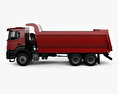 Mercedes-Benz Axor Tipper Truck with HQ interior 2011 3d model side view