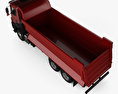 Mercedes-Benz Axor 自卸式卡车 带内饰 2011 3D模型 顶视图