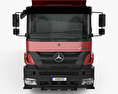 Mercedes-Benz Axor Tipper Truck con interior 2011 Modelo 3D vista frontal