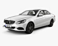 Mercedes-Benz Eクラス (W212) セダン HQインテリアと 2017 3Dモデル
