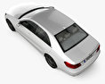 Mercedes-Benz E级 (W212) 轿车 带内饰 2017 3D模型 顶视图