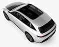 Mercedes-Benz EQ Konzept mit Innenraum 2018 3D-Modell Draufsicht