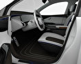 Mercedes-Benz EQ Концепт з детальним інтер'єром 2018 3D модель seats