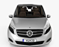 Mercedes-Benz V-class with HQ interior 2017 3d model front view