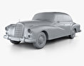 Mercedes-Benz 300d (W189) 1957 3D-Modell clay render