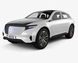 3D model of Mercedes-Benz EQ 2018