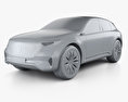 Mercedes-Benz EQ 2018 3d model clay render