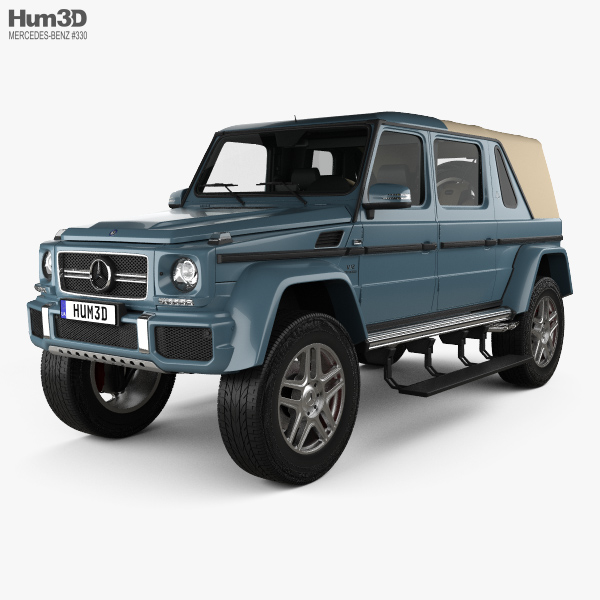 Mercedes-Benz G-class (W463) Maybach Landaulet with HQ interior 2019 3D model