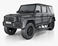 Mercedes-Benz Gクラス (W463) Maybach Landaulet HQインテリアと 2019 3Dモデル wire render
