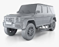 Mercedes-Benz G 클래스 (W463) Maybach Landaulet 인테리어 가 있는 2019 3D 모델  clay render