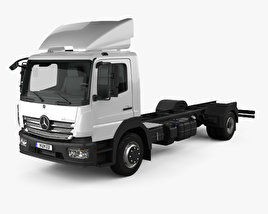 Mercedes-Benz Atego (1530) M-Cab Chassis Truck 2016 3D model