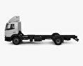 Mercedes-Benz Atego (1530) M-Cab Chassis Truck 2013 3d model side view