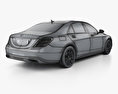 Mercedes-Benz S-клас (V222) LWB AMG Line з детальним інтер'єром 2018 3D модель