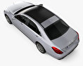 Mercedes-Benz S 클래스 (V222) LWB AMG Line 인테리어 가 있는 2018 3D 모델  top view