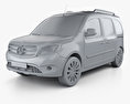 Mercedes-Benz Citan Tourer Off-Road 2016 3D модель clay render