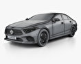 Mercedes-Benz Classe CLS (C257) 2020 Modèle 3d wire render