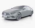 Mercedes-Benz CLS级 (C257) 2020 3D模型 clay render