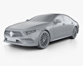 Mercedes-Benz Classe CLS (C257) AMG Line 2020 Modello 3D clay render
