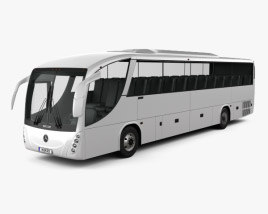 3D model of Mercedes-Benz B330 bus 2015