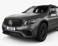 Mercedes-Benz GLCクラス (X205) S AMG HQインテリアと 2020 3Dモデル