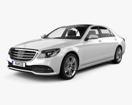 3D model of Mercedes-Benz S-class (V222) 2020