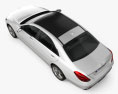 Mercedes-Benz S级 (V222) 2020 3D模型 顶视图