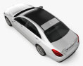 Mercedes-Benz S级 (V222) AMG 2020 3D模型 顶视图
