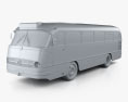 Mercedes-Benz O-321 H bus 1954 3d model clay render