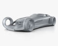Mercedes-Benz Silver Arrow 2020 Modèle 3d clay render