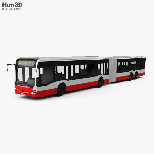 Mercedes-Benz CapaCity L 5-door bus 2014 3D model