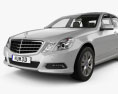 Mercedes-Benz Eクラス セダン HQインテリアと 2012 3Dモデル