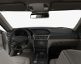 Mercedes-Benz Clase E Sedán con interior 2012 Modelo 3D dashboard