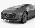 Mercedes-Benz F 015 HQインテリアと 2015 3Dモデル