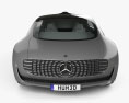 Mercedes-Benz F 015 带内饰 2015 3D模型 正面图