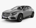 Mercedes-Benz Classe GLA AMG Line con interni 2020 Modello 3D